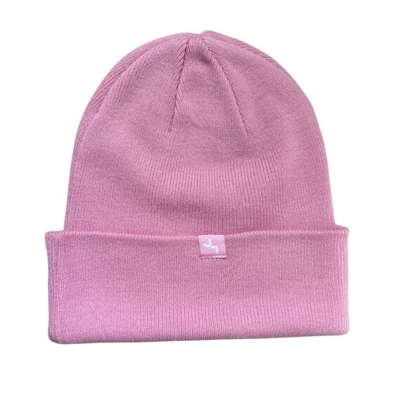 Joy Lab Light Pink Heart Beanie - Picture 2 of 2
